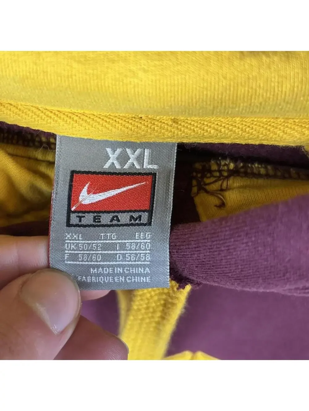Vintage 2000s Nike Center Swoosh Arizona State Hoodie Maroon XXL